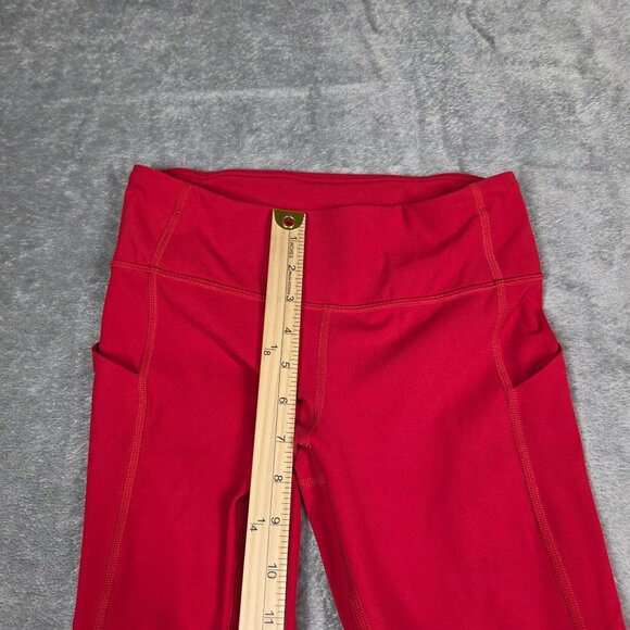 Lululemon Pace Rival Crop Womens 4 Dark Red 22" Inseam W6AXMS - Picture 11 of 12